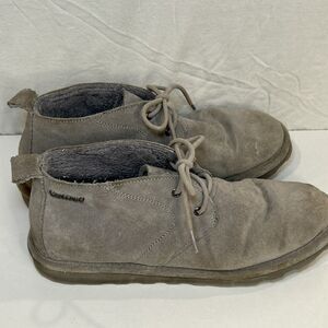 Bearpaw Women’s Size 10 Skye Chukka Gray Grey Fog Suede Boots Shoes